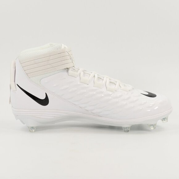 Nike Force Savage Pro 2 D \'White Black\' BV3981-100 Football Cleats size 12.5 main image 4